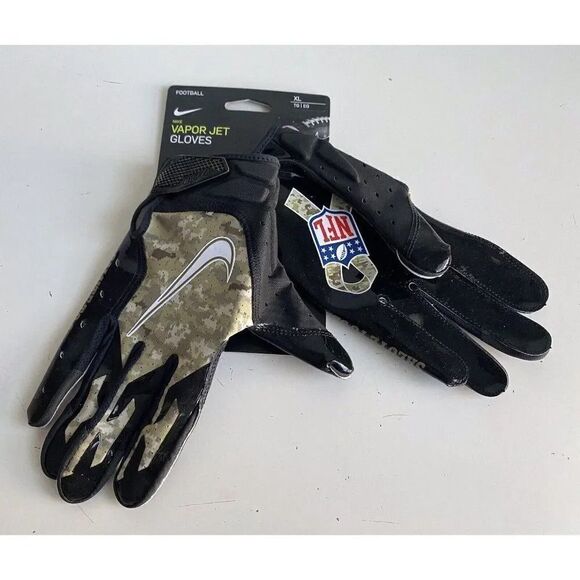 Nike Vapor Jet 6.0 Salute to Service Football Receiver Gloves Camo Men’s Size XL - Picture 1 of 10